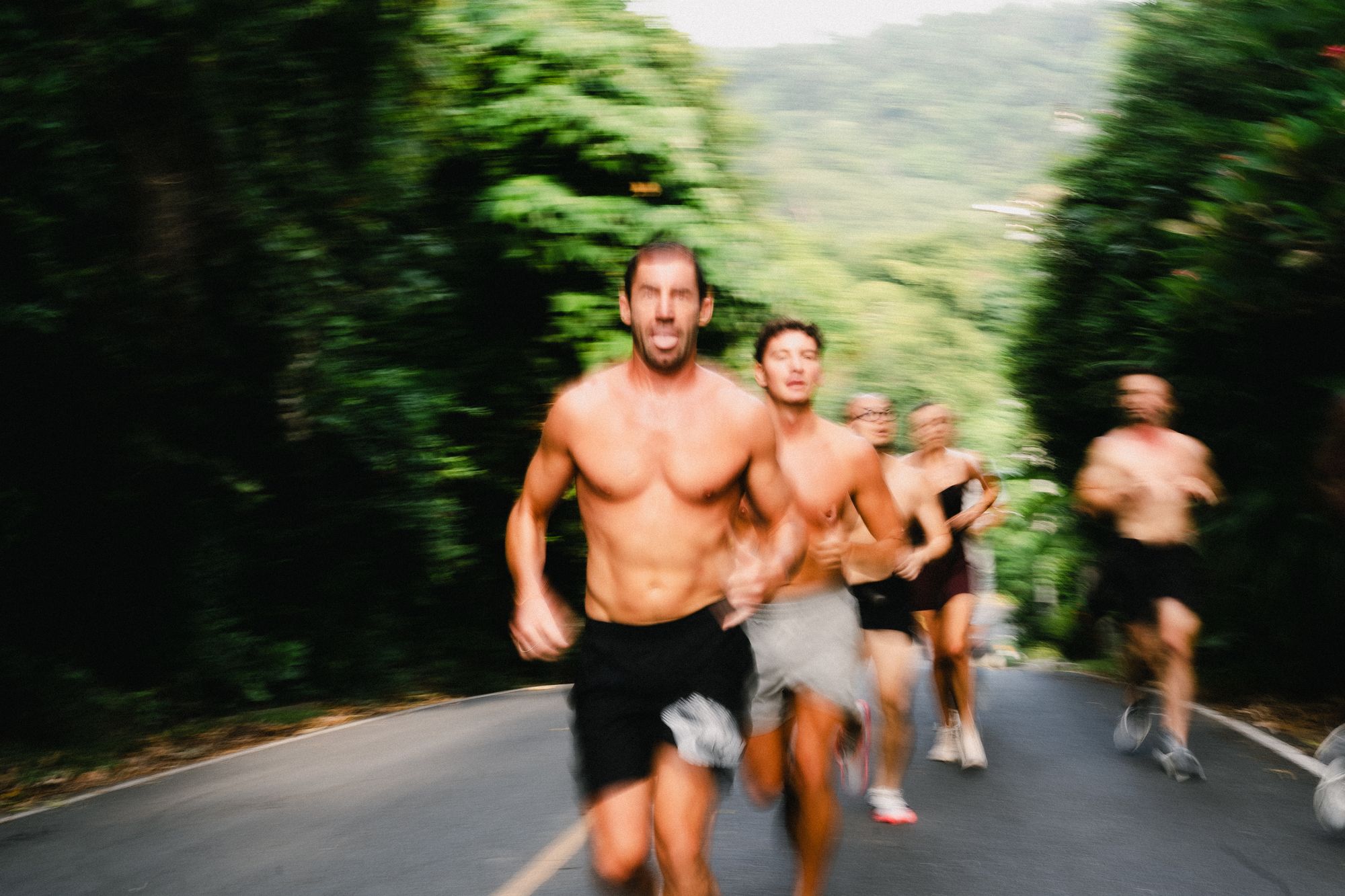 Coco’s Run Club on a Saturday morning in Nai Harn