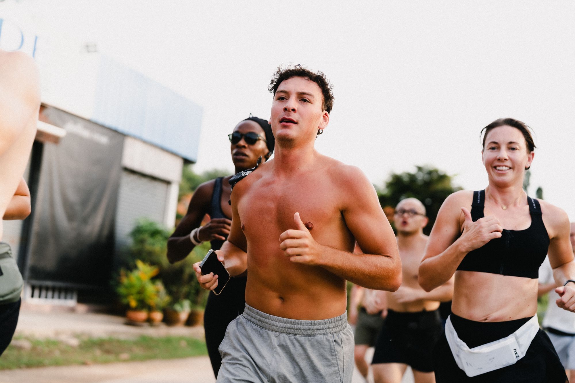 Coco’s Run Club on a Saturday morning in Nai Harn